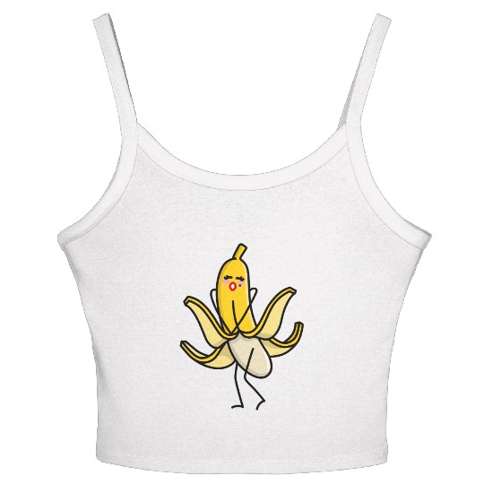 Marilyn, Monroe sexy banana blowing skirt up pun Women's Spaghetti Strap Tank Top