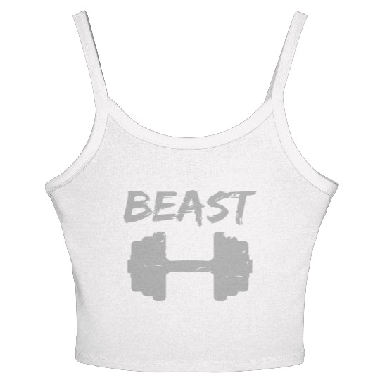 Beast Gym Logo Women's Spaghetti Strap Tank Top