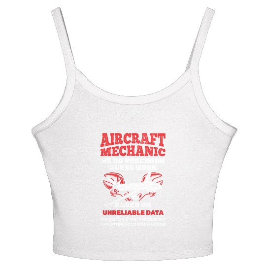 Mechanic Aircraft Aircraft Mechanic Women's Spaghetti Strap Tank Top