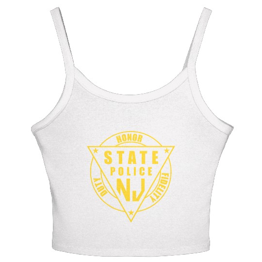 jersey state police Women's Spaghetti Strap Tank Top