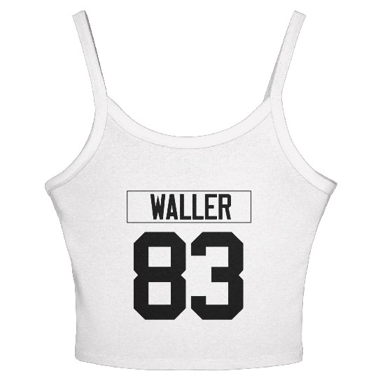 Just Waller 83 Raiders Women's Spaghetti Strap Tank Top