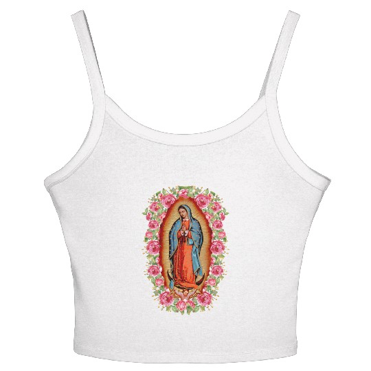 Our Lady Virgen De Guadalupe Virgin Mary Women's Spaghetti Strap Tank Top