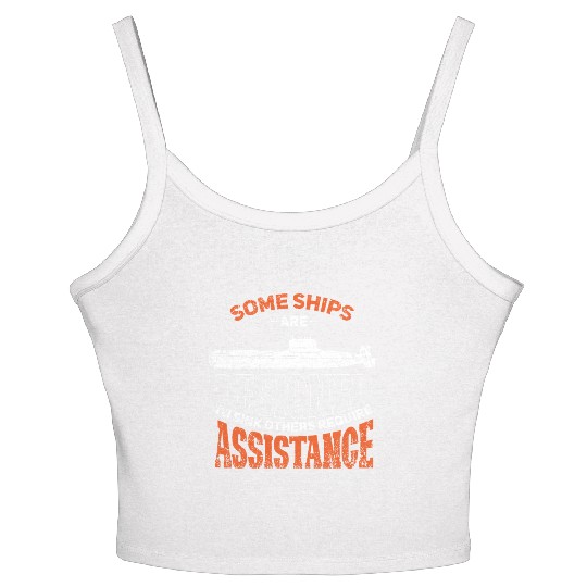 Military Submarine Veteran Gift US Submarine Sink Women's Spaghetti Strap Tank Top