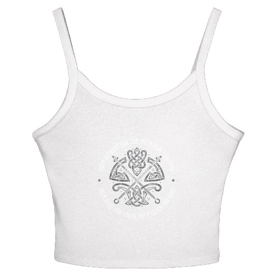 Vikings, Old Norse Quotes, Viking & Valhalla Women's Spaghetti Strap Tank Top