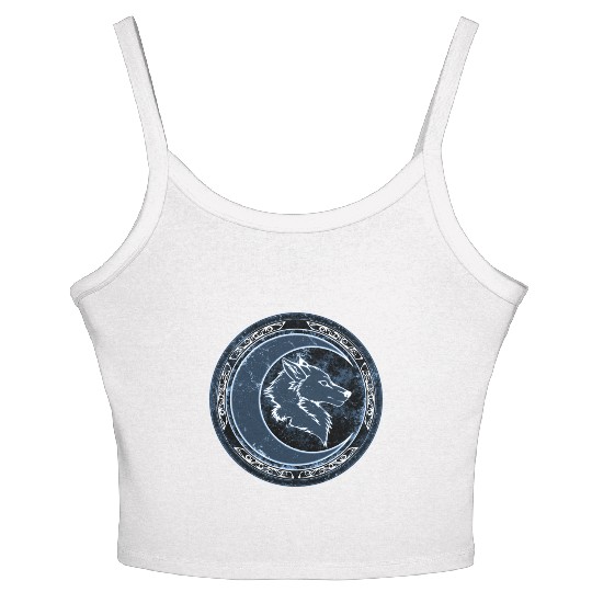 Wolf Moon Women's Spaghetti Strap Tank Top