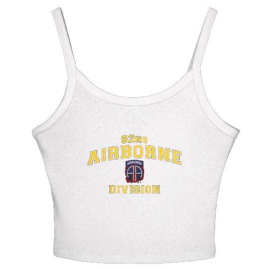 Us Army 82Nd Airborne Division Paratrooper Women's Spaghetti Strap Tank Top