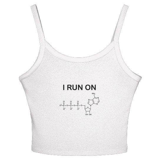 I Run On ATP for Biology & Science Teacher Women's Spaghetti Strap Tank Top