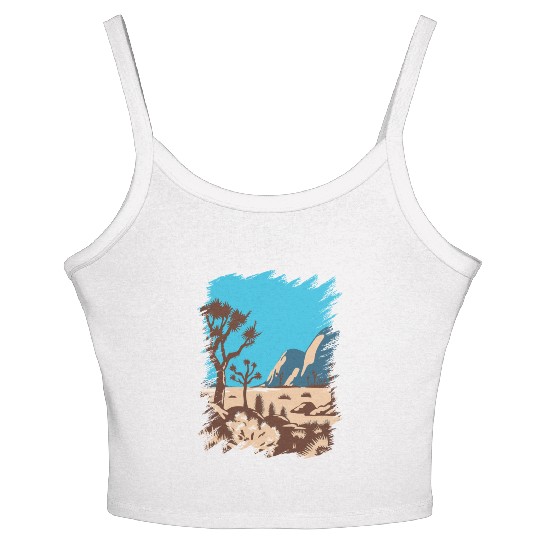 Joshua Tree National Park California Women's Spaghetti Strap Tank Top