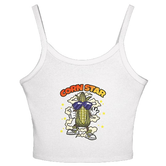 Corn Star Women's Spaghetti Strap Tank Top