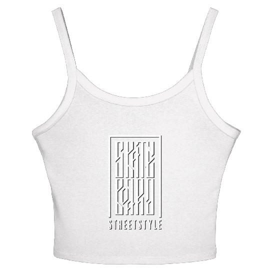 Skateboard Street Style Skateboarder Skateboarding Women's Spaghetti Strap Tank Top
