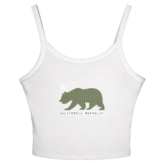 California Bear Women's Spaghetti Strap Tank Top