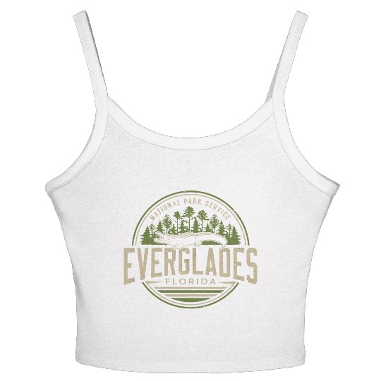 Everglades National Park Florida Women's Spaghetti Strap Tank Top