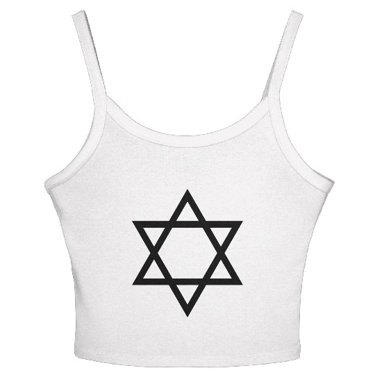 Star of David Women's Spaghetti Strap Tank Top