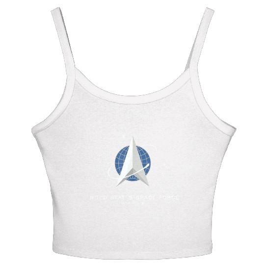 UNITED STATES US SPACE FORCE USSF DELTA FLAG birth Women's Spaghetti Strap Tank Top
