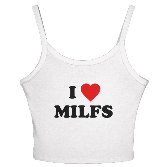 I Love Milfs Women's Spaghetti Strap Tank Top