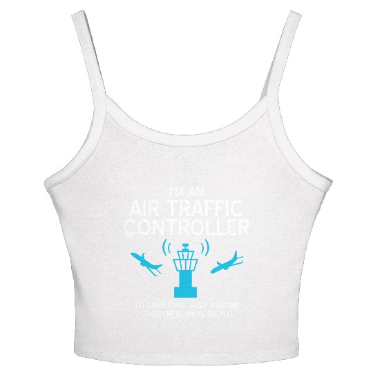 Air Traffic Controller ATC Air Traffic Control Women's Spaghetti Strap Tank Top