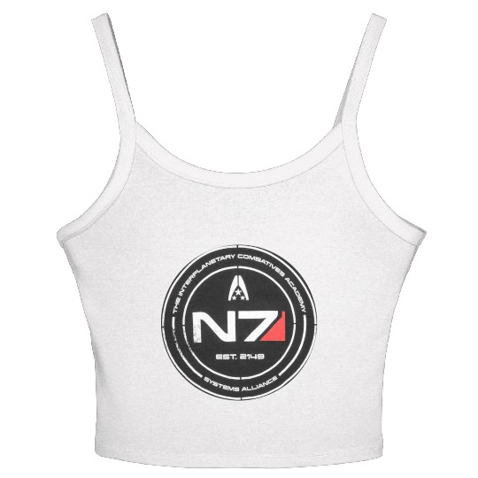 N7 Mass Effect Commander Shepherd Women's Spaghetti Strap Tank Top