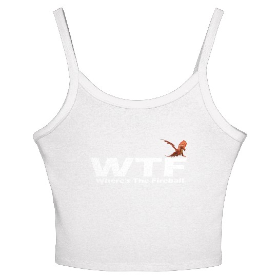 WTF Where's The Fireball Women's Spaghetti Strap Tank Top