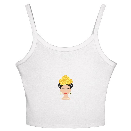 Viva Frida Kahlo Art Print Women's Spaghetti Strap Tank Top