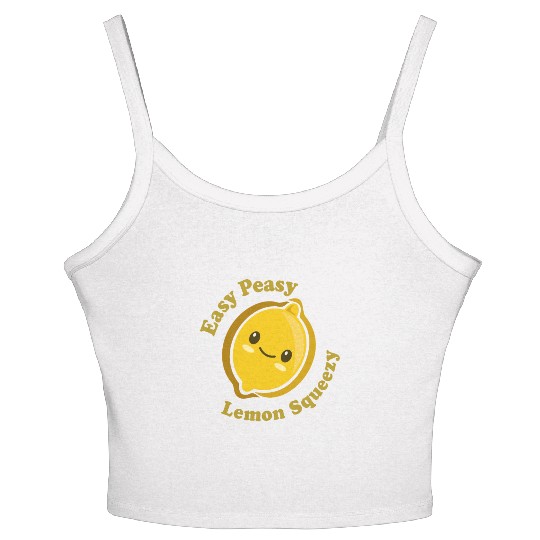 Easy Peasy Lemon Squeezy Women's Spaghetti Strap Tank Top