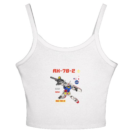 Rx-78-2 Gundam Women's Spaghetti Strap Tank Top
