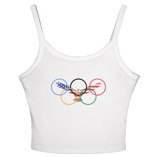 usa olympics Women's Spaghetti Strap Tank Top