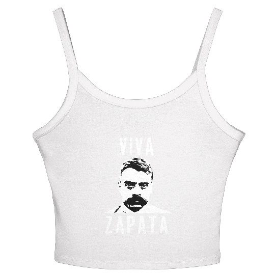 Viva Emiliano Zapata Mexican Revolution Hero Women's Spaghetti Strap Tank Top