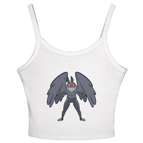 Mothman Mythical Creatures Folklore Cryptid Women's Spaghetti Strap Tank Top