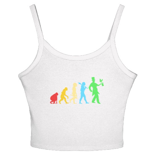 Retro Magic Lovers Magician Evolution Women's Spaghetti Strap Tank Top