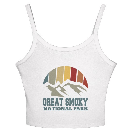 great smoky mountain national park Women's Spaghetti Strap Tank Top