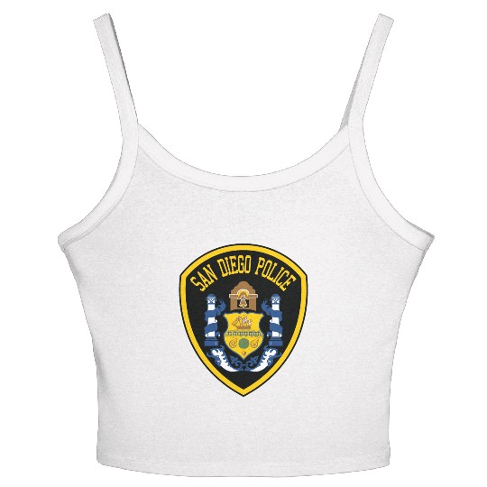 San Diego Police Department Women's Spaghetti Strap Tank Top