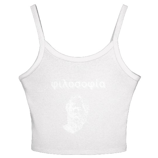 Greek Philosophy - Socrates Women's Spaghetti Strap Tank Top