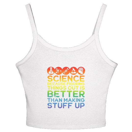 Science Women's Spaghetti Strap Tank Top Science Women's Spaghetti Strap Tank Top Science Is Real Scienc