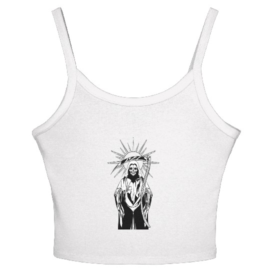 Saint Death Women's Spaghetti Strap Tank Top