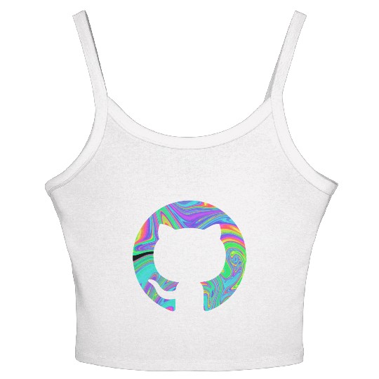 Psychedelic Github Women's Spaghetti Strap Tank Top