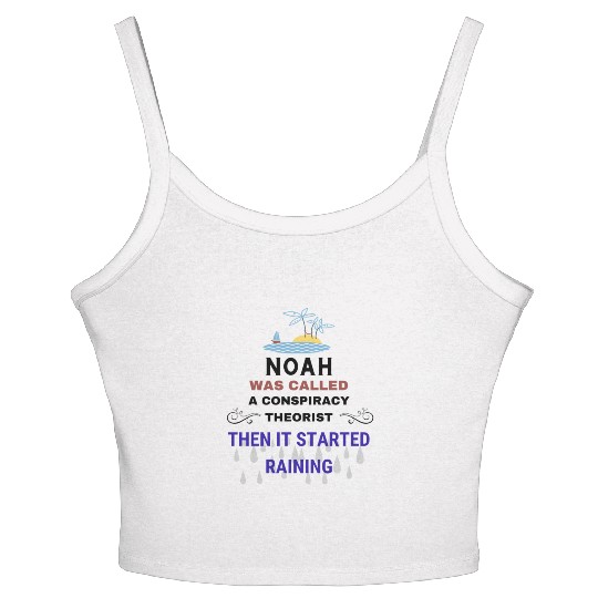 Conspiracy Theory of Noah's Ark Women's Spaghetti Strap Tank Top