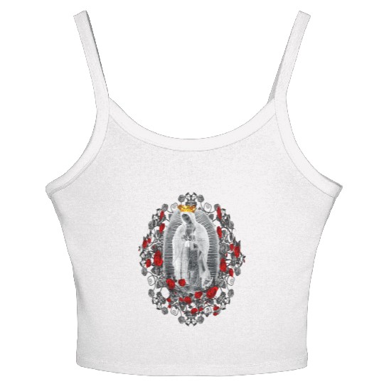 Our Lady of Guadalupe Mexico Virgin Mary A-100421 Women's Spaghetti Strap Tank Top