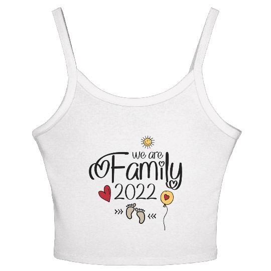 We are Family 2022 Women's Spaghetti Strap Tank Top
