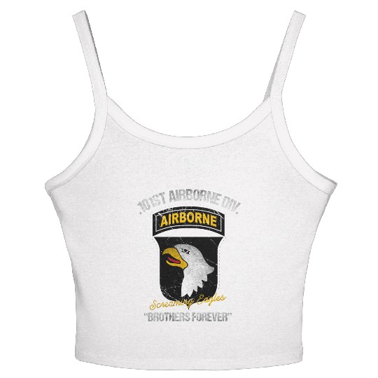 101st Airborne Division US Army Veteran Women's Spaghetti Strap Tank Top