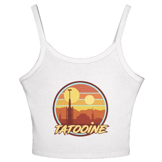 TATOOINE HOLIDAY Women's Spaghetti Strap Tank Top
