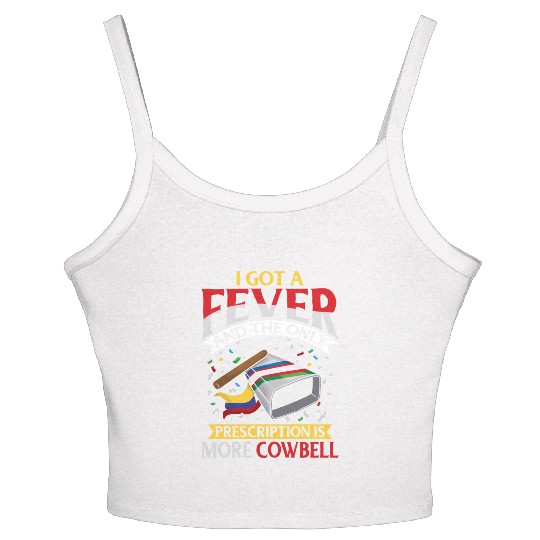 TerraShirts More Cowbell Women's Spaghetti Strap Tank Top