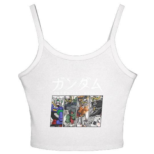GUNDAM 00 Celestial Being Women's Spaghetti Strap Tank Top