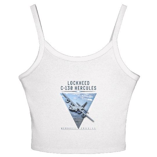 Lockheed C 130 Hercules Women's Spaghetti Strap Tank Top