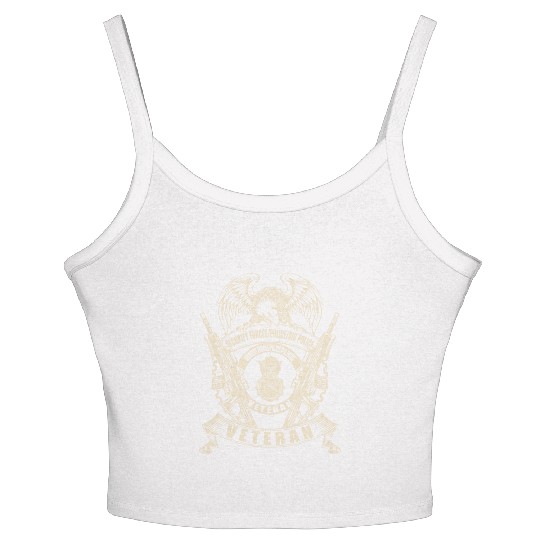 Security Forces Police Air Police Veteran Women's Spaghetti Strap Tank Top