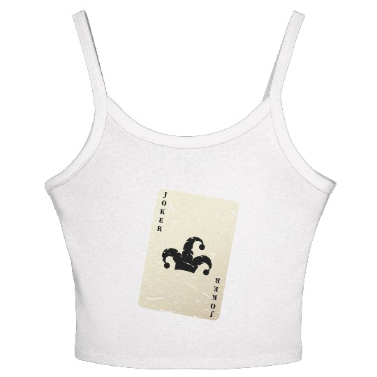 Joker card Women's Spaghetti Strap Tank Top