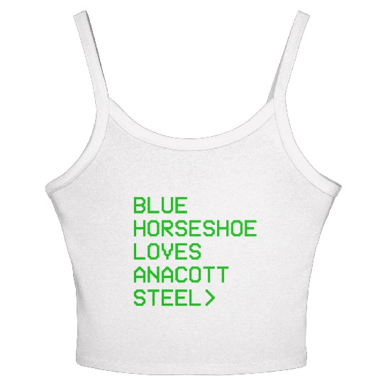 Blue Horseshoe Loves Anacott Steel Women's Spaghetti Strap Tank Top