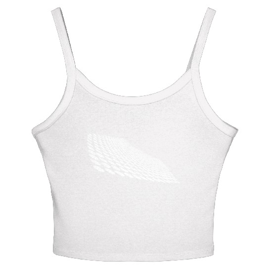 Geometric Points On A Curved Horizon Surface Women's Spaghetti Strap Tank Top