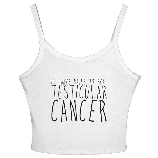 It Takes Balls To Beat Testicular Cancer 2 Women's Spaghetti Strap Tank Top