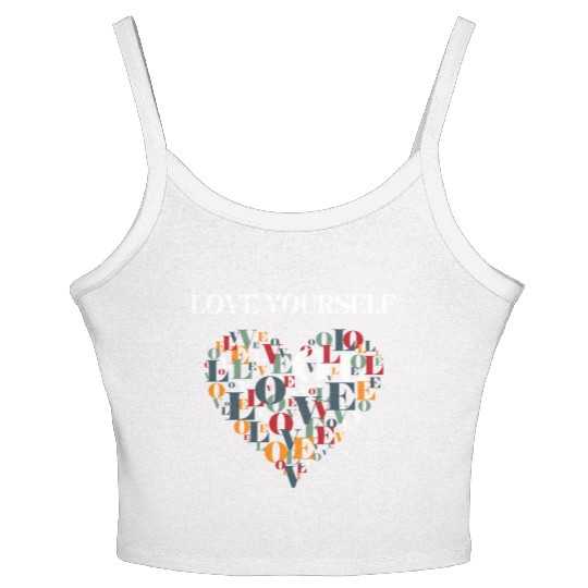 Wednay's Self-Love Merch Women's Spaghetti Strap Tank Top