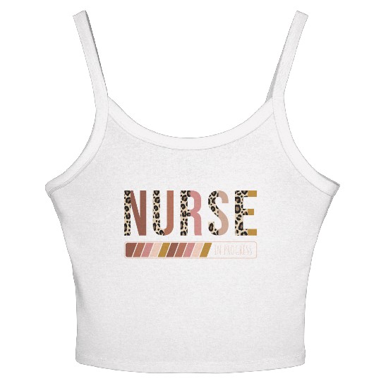 Nurse Loading Nurse In Progress Future Nurse Women's Spaghetti Strap Tank Top